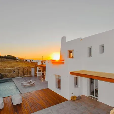 别墅 Blue Orchid Mykonos 卡拉法蒂斯